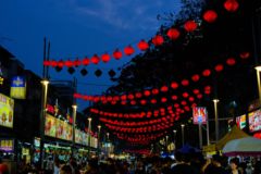 Lanterns at Night Market Kuala Lumpur