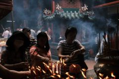 Praying in Smoke Kuala Lumpur