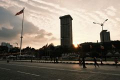 Square in Evening Kuala Lumpur