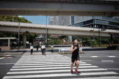 Running in City Tokyo