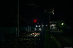 Running through Dark Night Toyama
